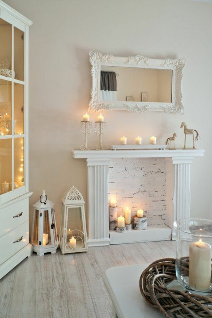 Decoration interieur salon romantique