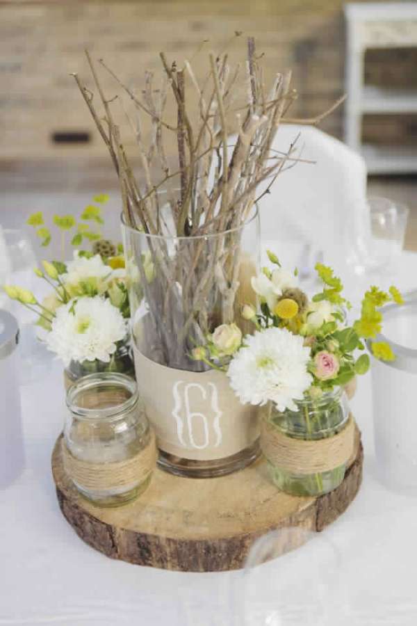 Decoration chaise mariage fait maison champetre