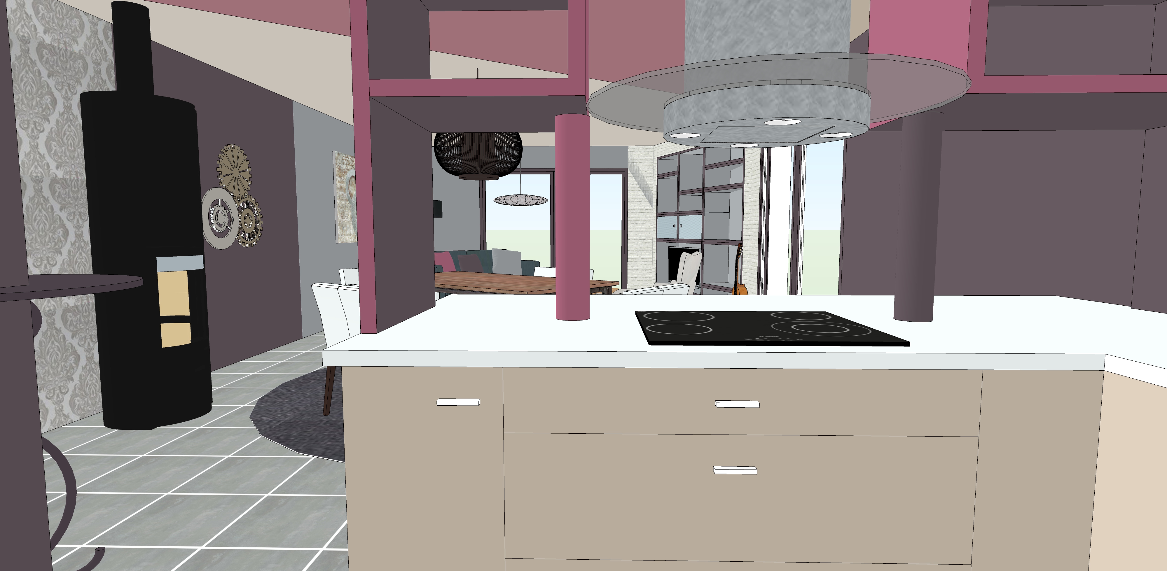 Sketchup décoration d intérieur
