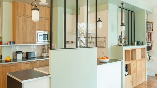 Decoration interieur avec verriere