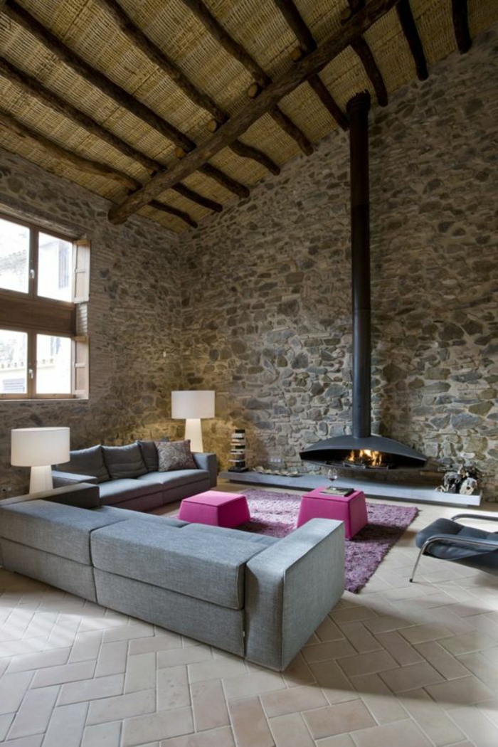 Decoration interieur pierre apparente