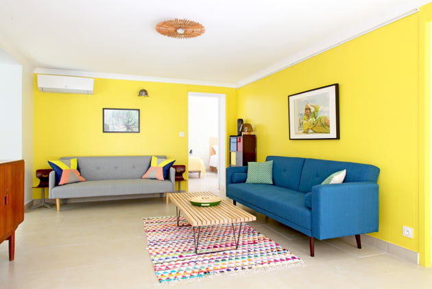Décoration salon pop