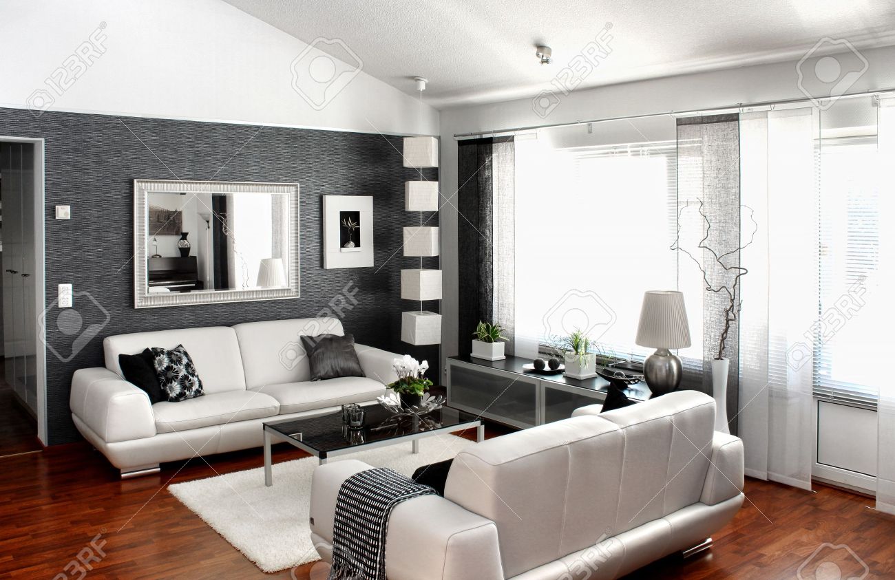 Decoration salon en photo