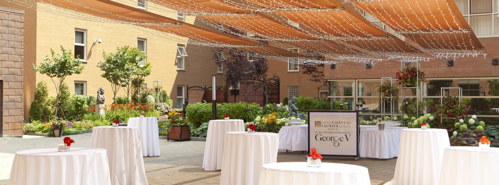 Decoration reception jardin