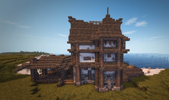 Decoration maison médiévale minecraft