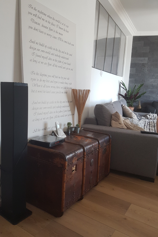 Malle décoration salon