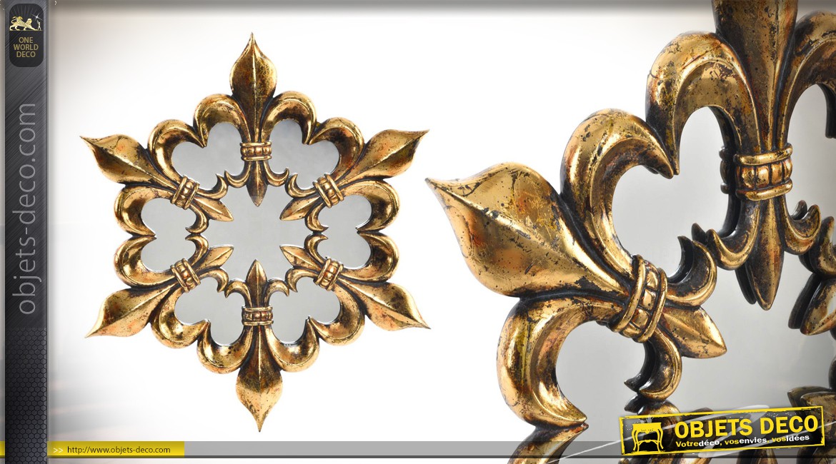 Decoration murale fleur de lys