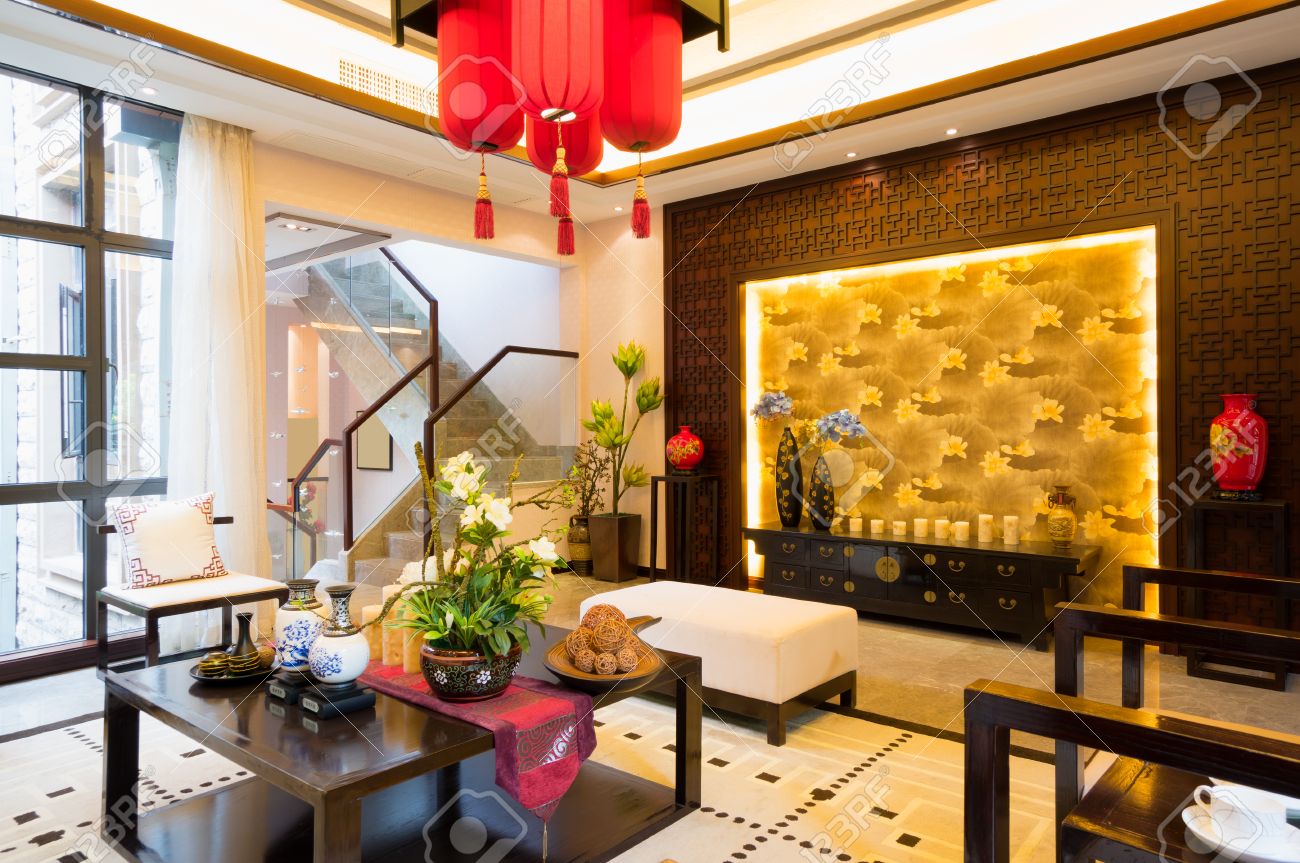 Salon décoration chinoise