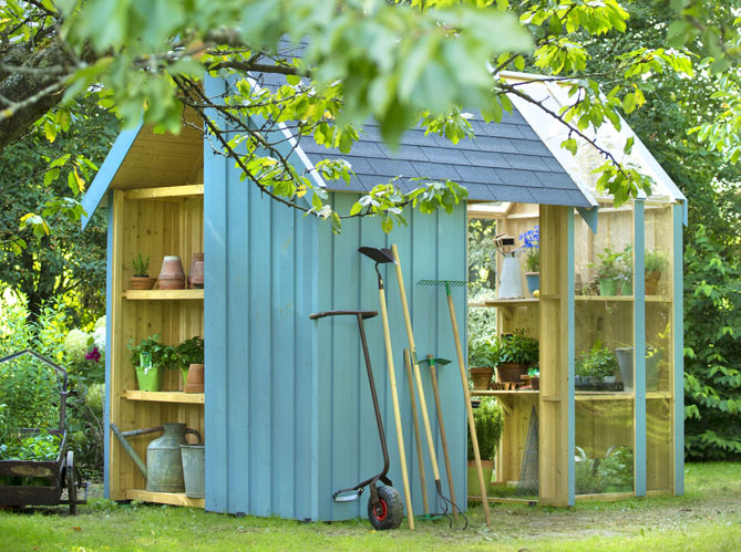 Decoration de chalet de jardin