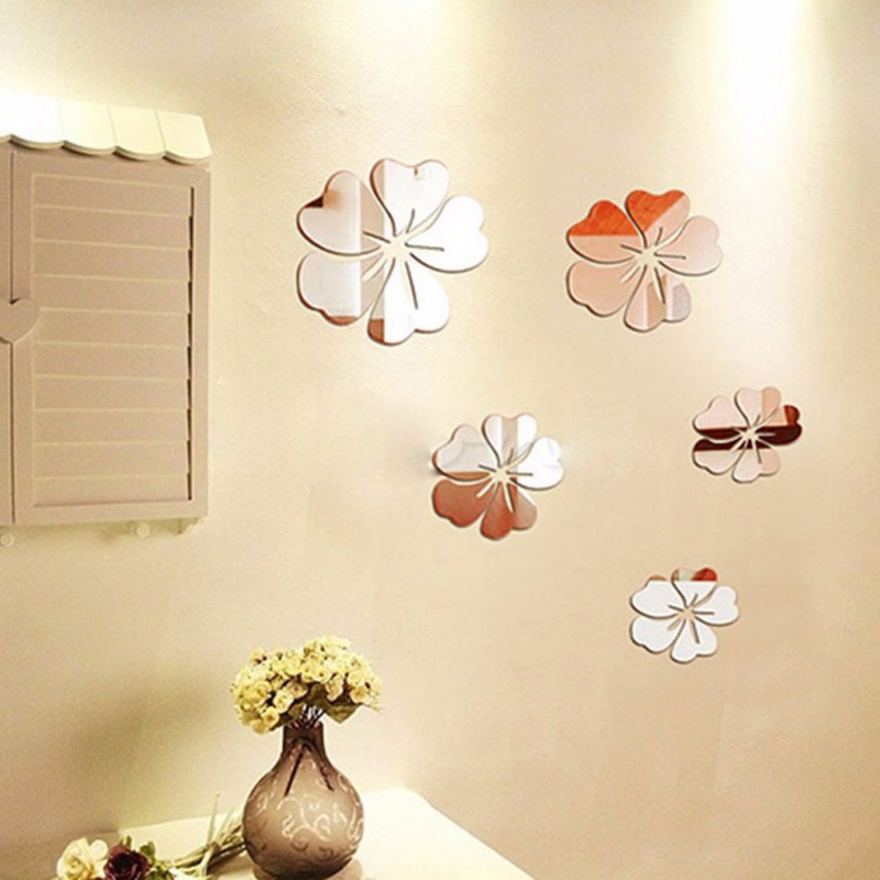 Decoration murale fleur 3d