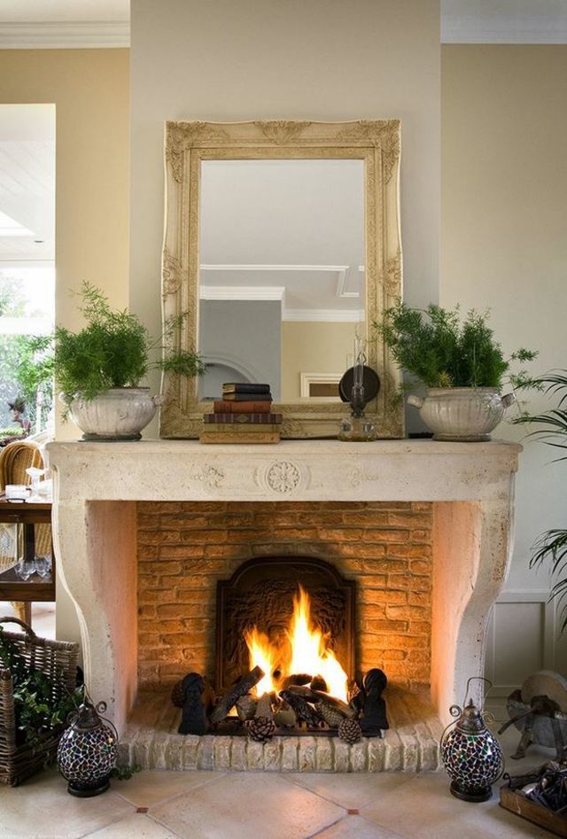 Decoration interieur de cheminee