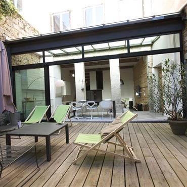 Decoration design terrasse