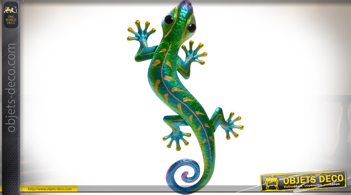 Decoration lezard murale