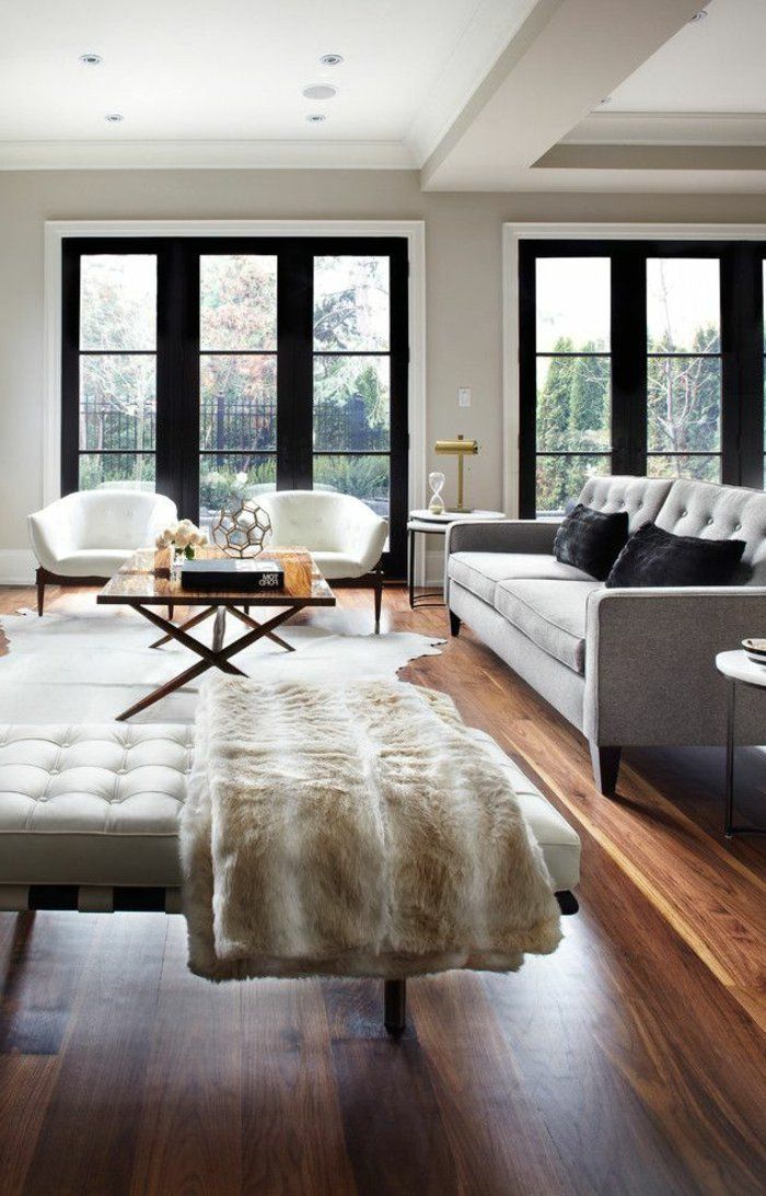 Decoration salon parquet