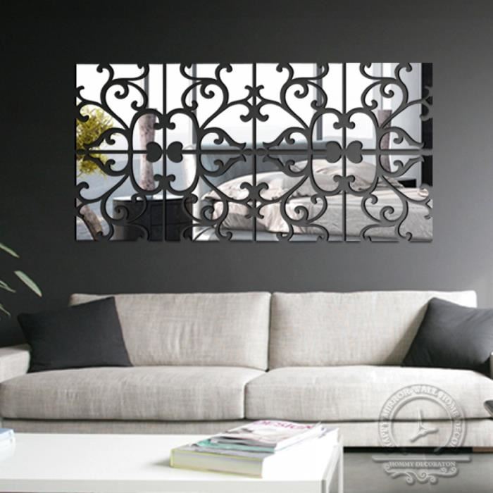 Décoration miroir salon