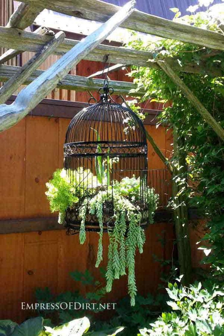 Idée décoration jardin récup
