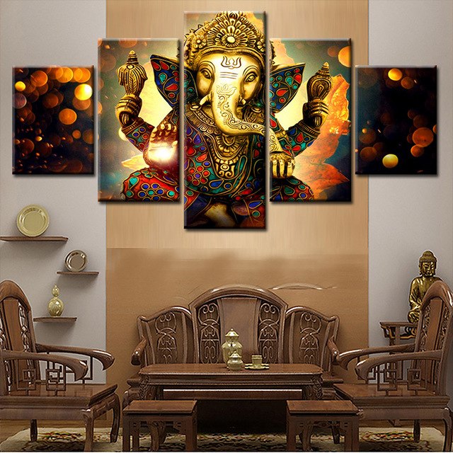 Decoration murale ganesh