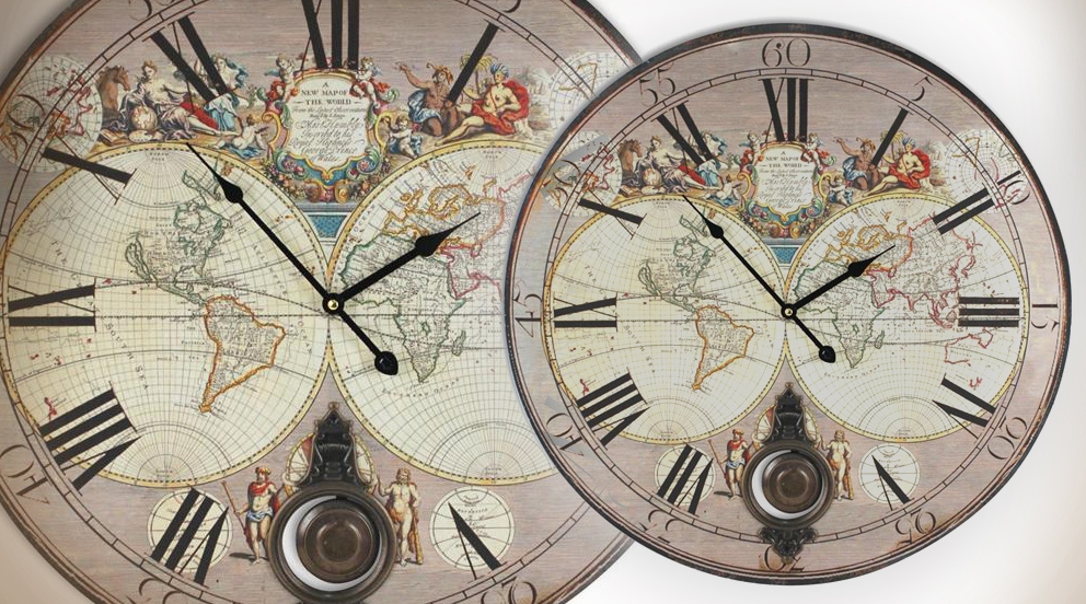 Decoration murale horloge