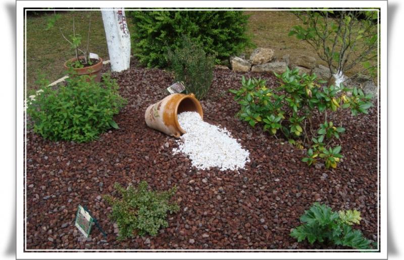Pierre pour decoration de jardin