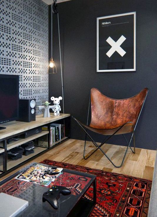 Decoration salon masculin