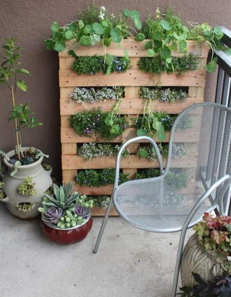 Decoration de jardin recup