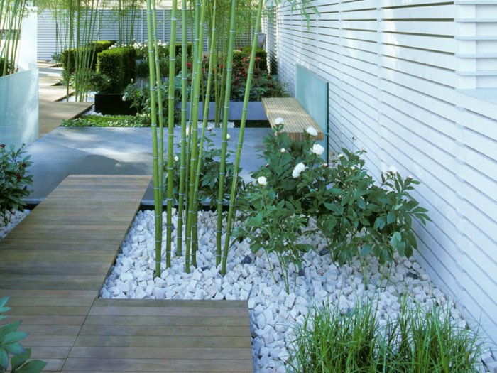 Décoration jardin avec bambou