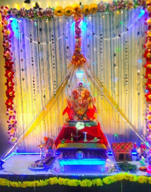 Ganpati decoration design 2014