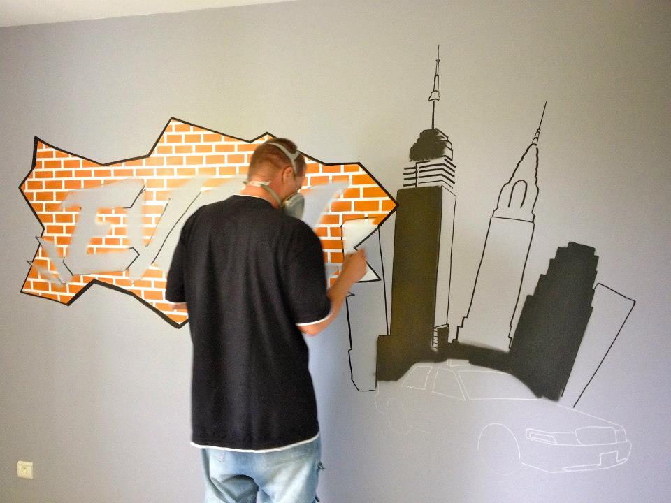 Decoration graffiti interieur