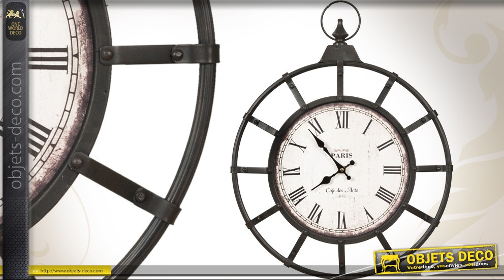 Decoration murale metal style industriel