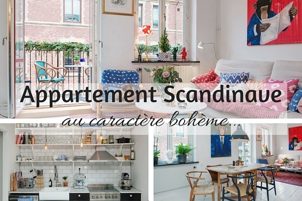 Decoration boheme scandinave salon