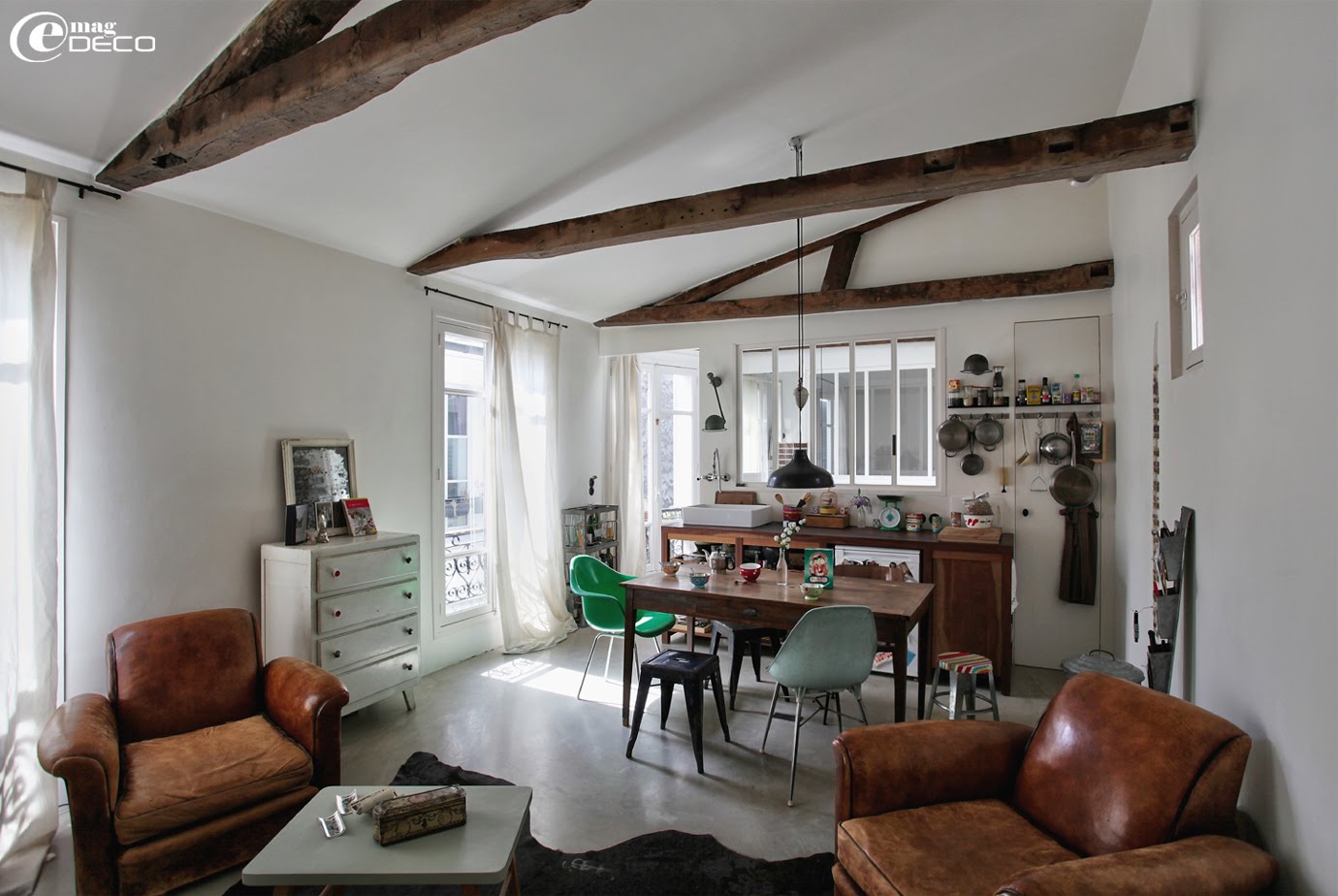 Decoration interieur style brocante