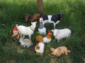 Decoration jardin animaux resine