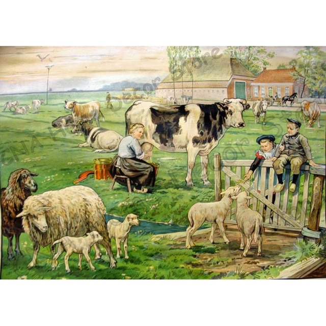 Animaux ferme décoration jardin