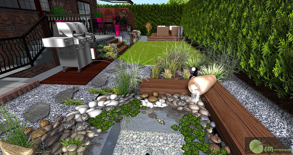 Creation de décoration pour jardin