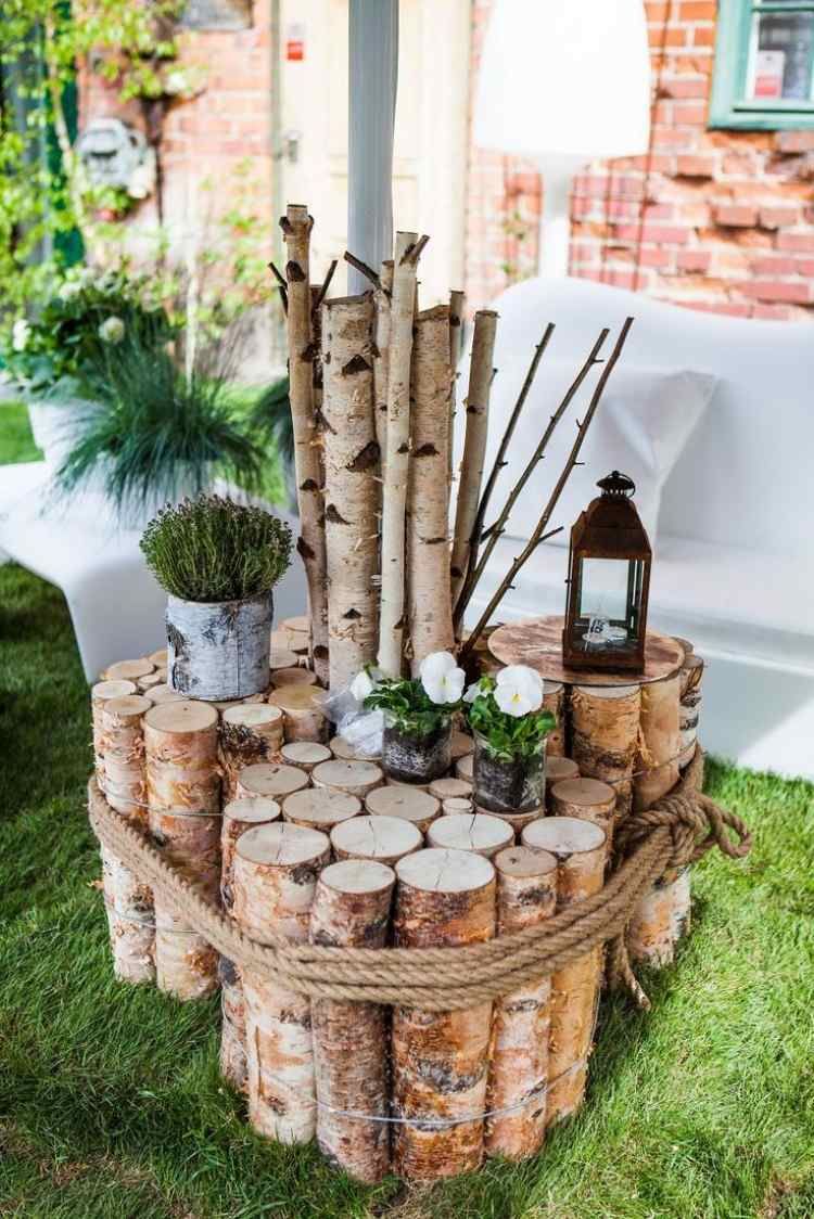 Decoration pour jardin en bois