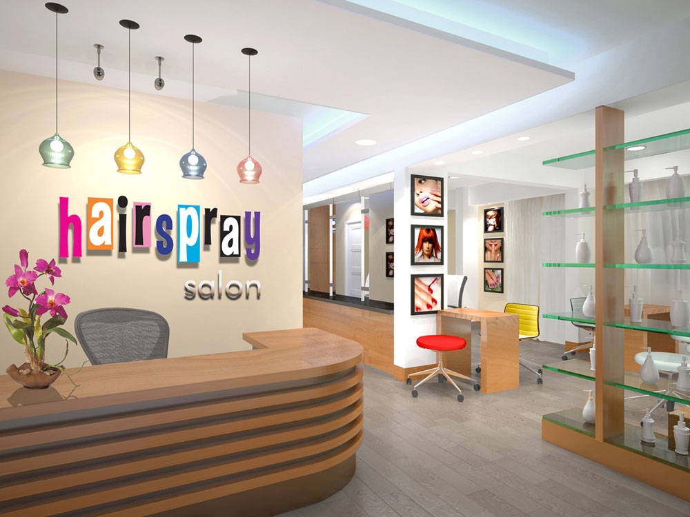 Decoration of salon