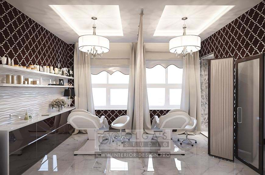 Beauty salon decoration design