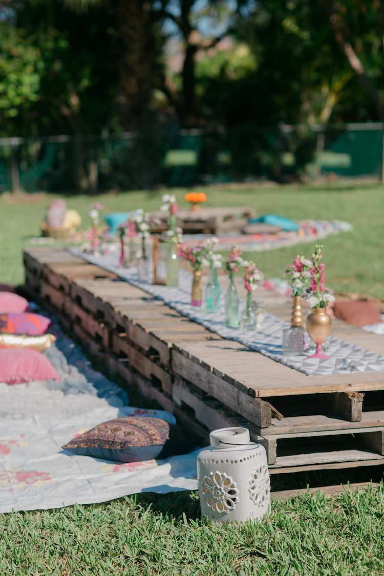 Décoration anniversaire jardin