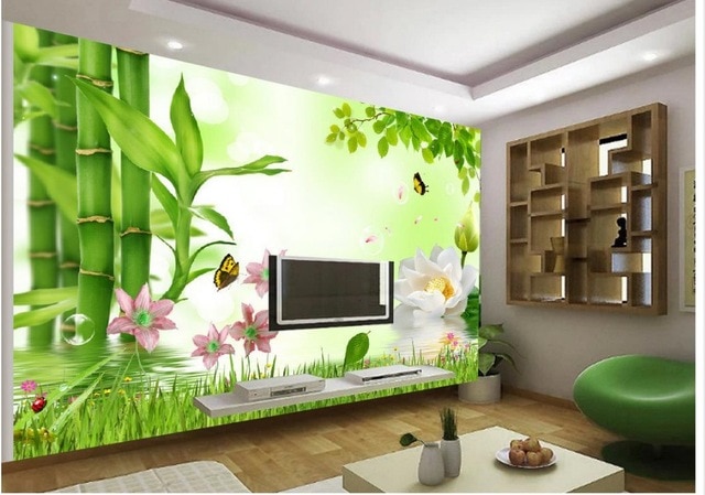 Décoration murale bambou