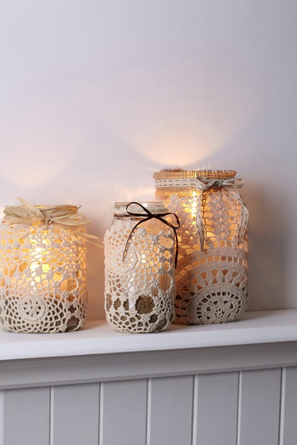 Décoration de bougies maison