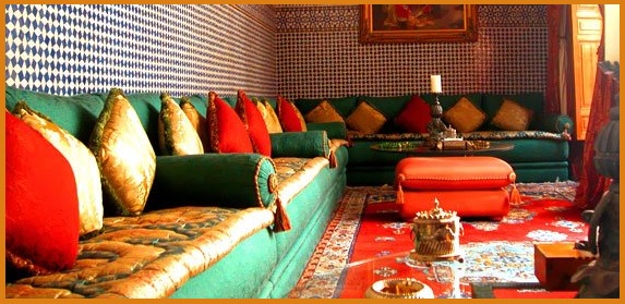 Decoration de salon marocain 2014