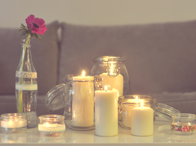 Decoration table mariage maison