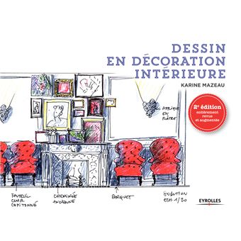 Dessin en décoration intérieur de karim mazeau