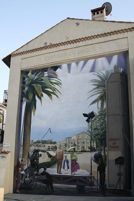 Décoration murale festival de cannes
