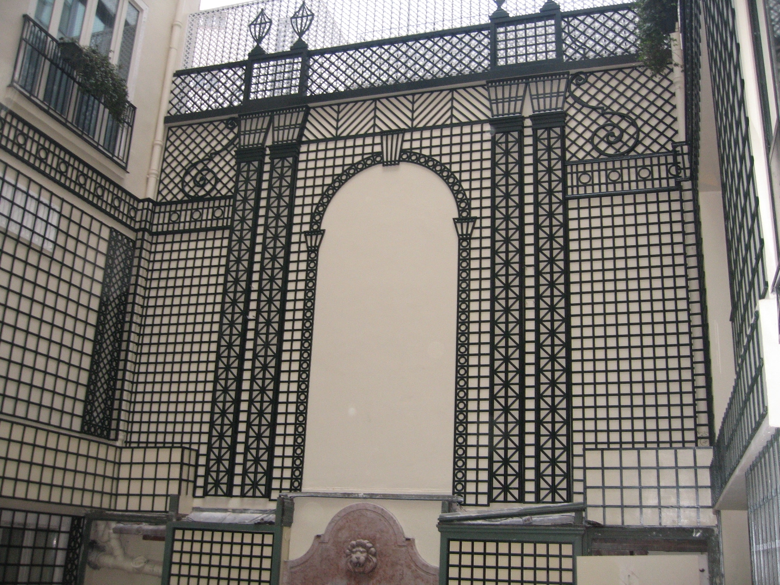 Treillis de decoration jardin