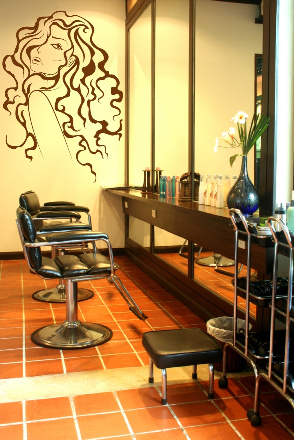 Salon decoration