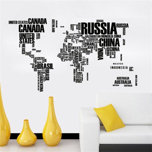Decoration murale world