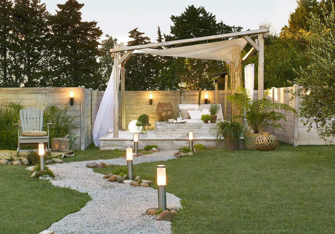 Décoration dans le jardin