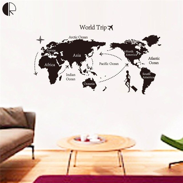 Carte europe décoration murale