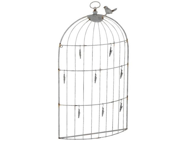 Décoration murale cage à oiseaux